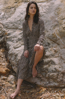 Diana Maxi Dress - Desert Leopard