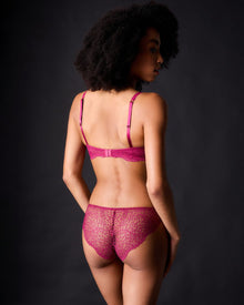 Allegra Balconette Bra - Syrah