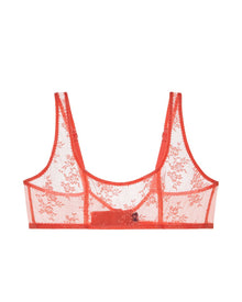 Romy Scoop Bralette - Hibiscus