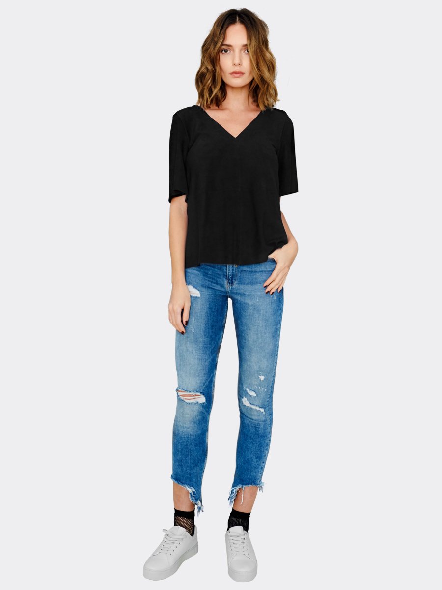 ISABEL SUEDE TEE