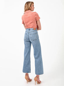 OFFICER SUEDE BUTTON UP
