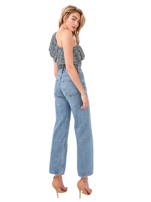 LA FLEUR ONE SHOULDER TOP