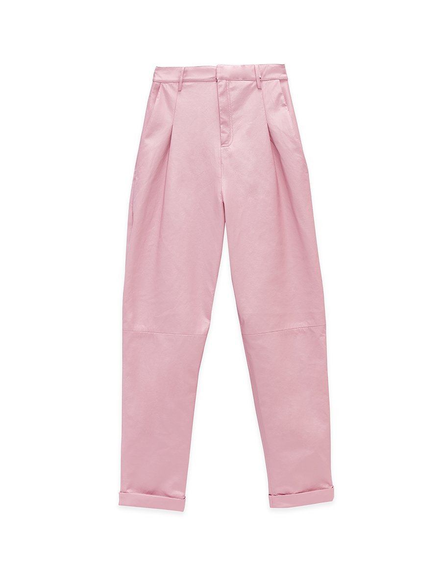 DENISE RECYCLED LEATHER TROUSER