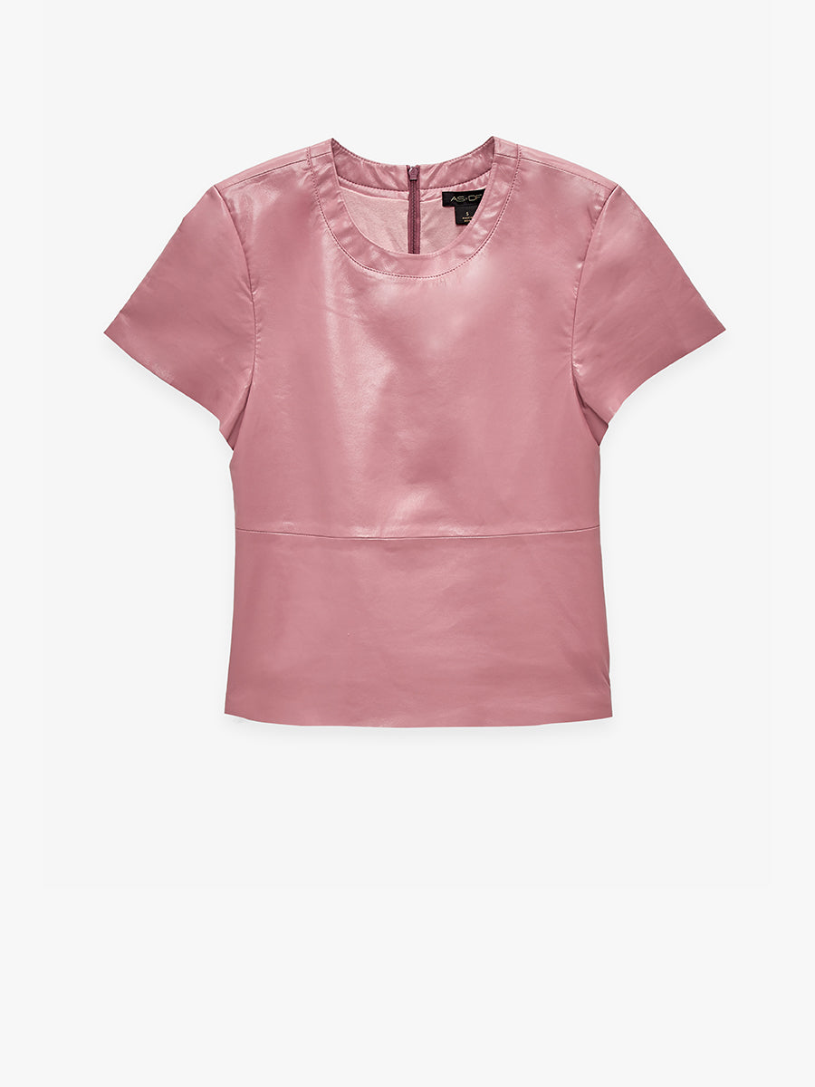 AWAKEN RECYCLED LEATHER TEE