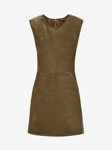 PORT ELIZABETH RECYCLED LEATHER DRESS