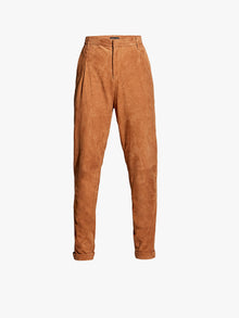 DENISE UPCYCLED SUEDE TROUSERS