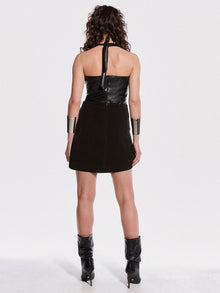 CASSIDY RECYCLED LEATHER TOP