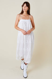 Reece Maxi Dress - Menorca White
