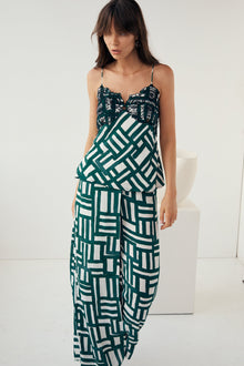 Daphne Wrap Pants - Printed Check S