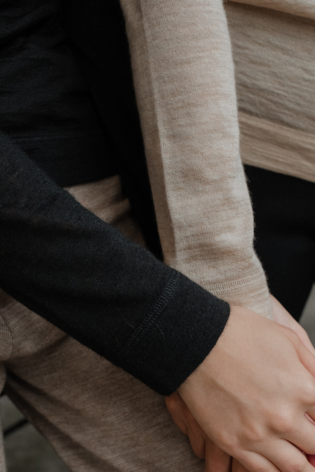 T Neck Pullover | Fog Grey Heather