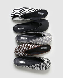 Womens | Pippa Pony Flat | Zebra