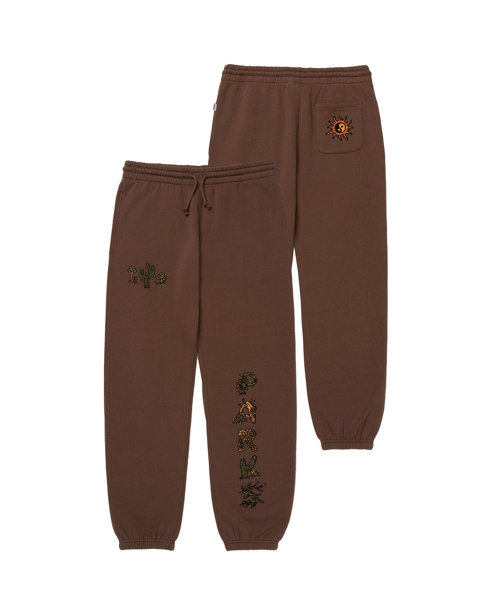 90s Doodle Parks Jogger | Dark Brown