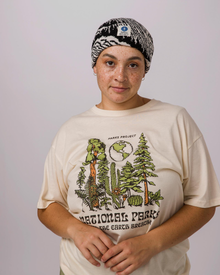 Acadia Midnight Waves Beanie | Black and Natural