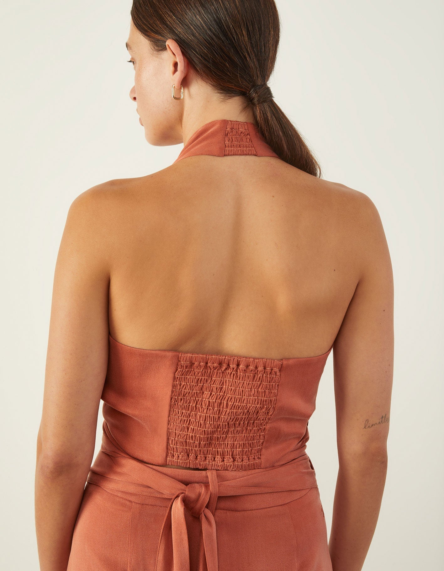 Clubhouse Wrap Top | Terracotta
