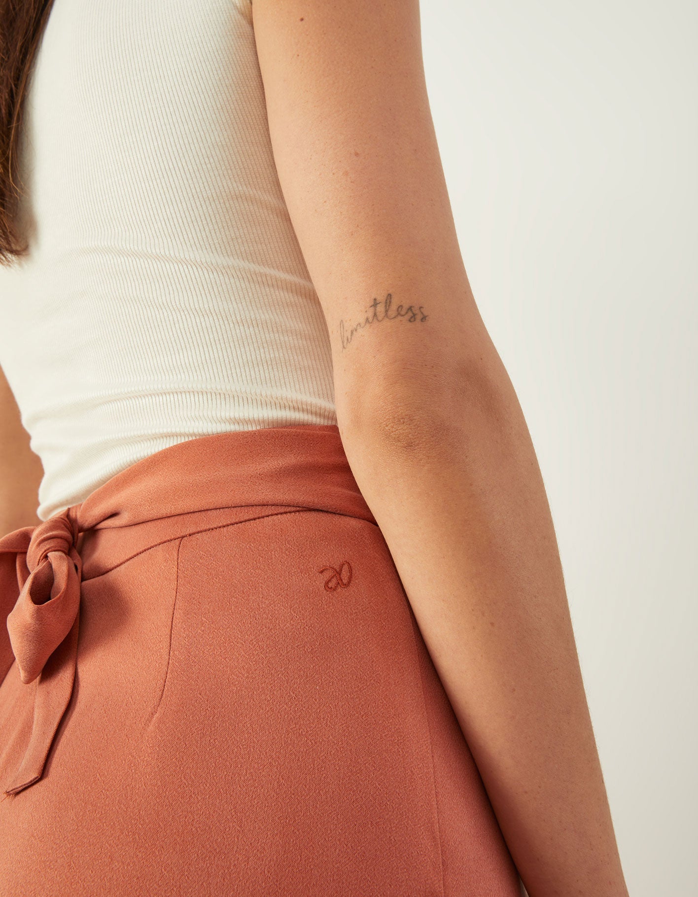 Courtside Wrap Skirt | Terracotta
