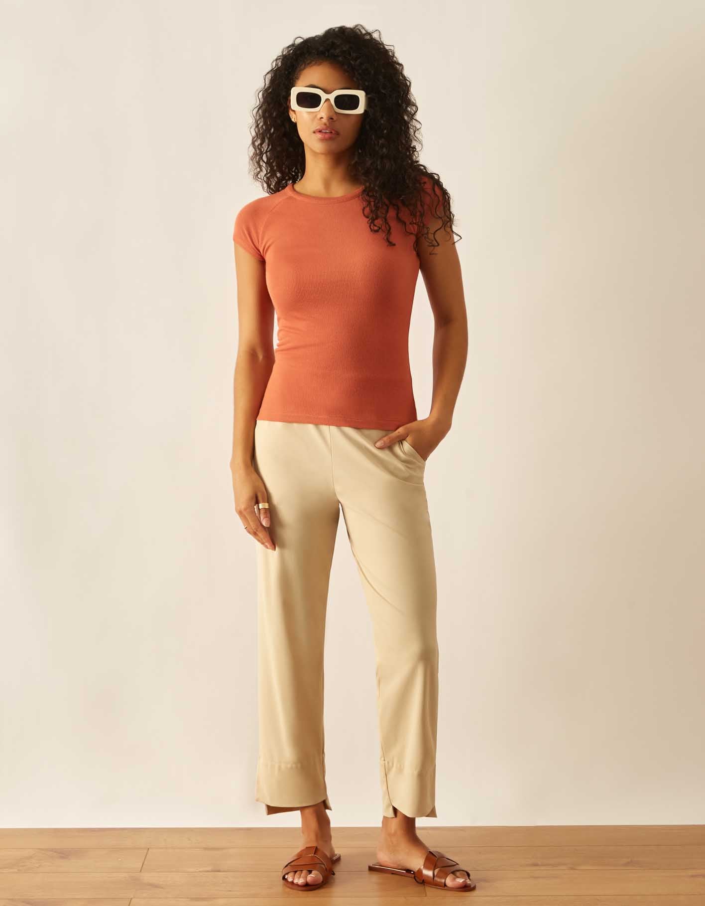 In Shape Short Sleeve | Terracotta