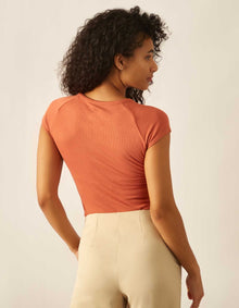 In Shape Short Sleeve | Terracotta
