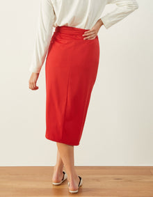 It's A Swirl Midi Skirt | Chili