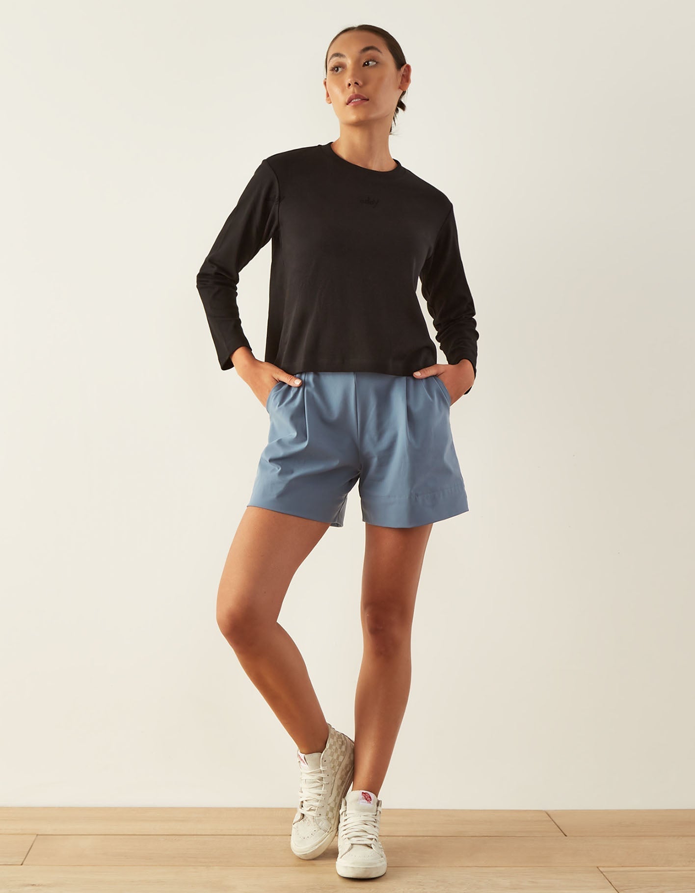 All Day Long Sleeve T-Shirt | Black