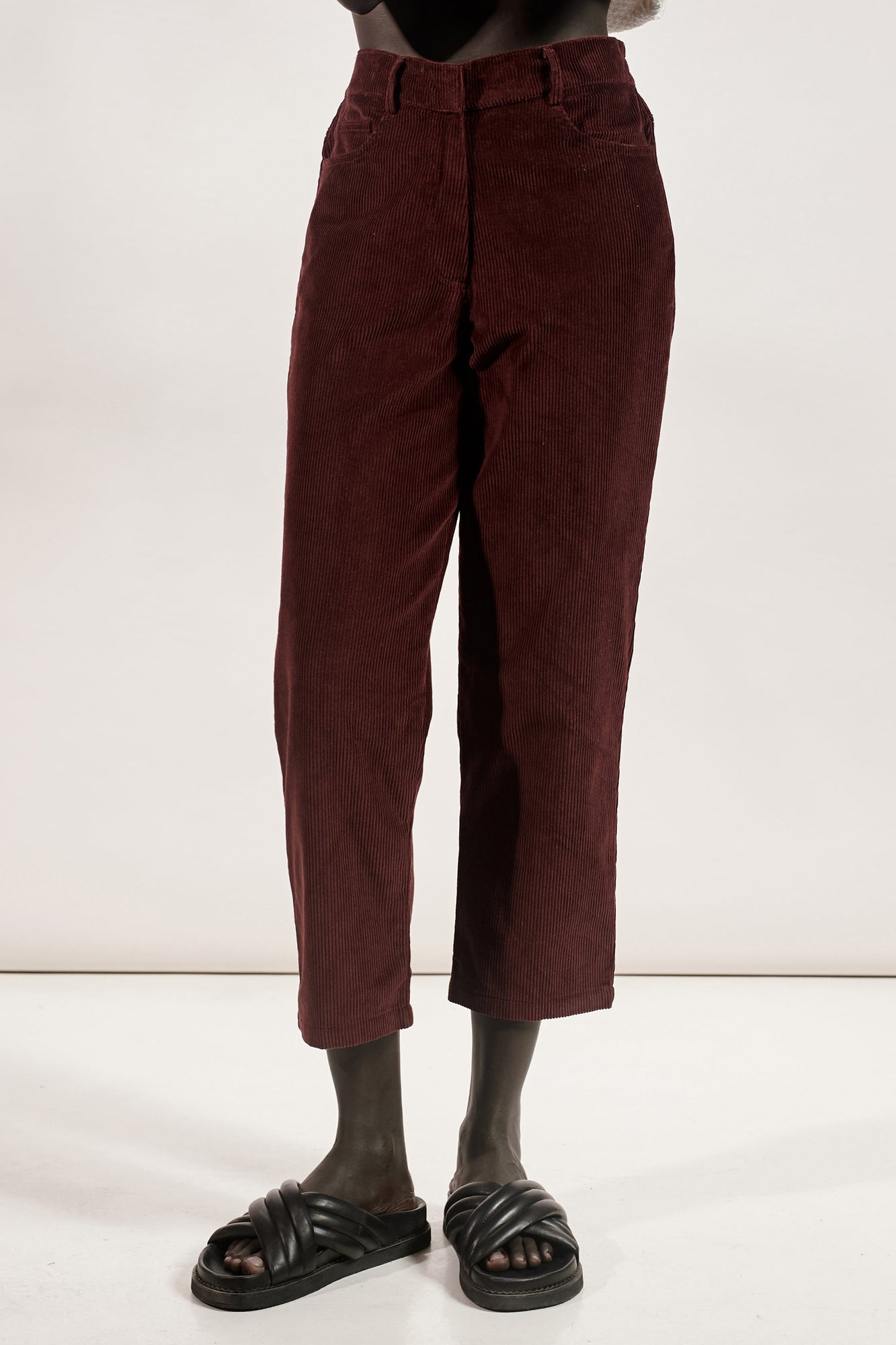 August Pant - Maroon Red
