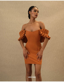 Azo Dress | Tangerine