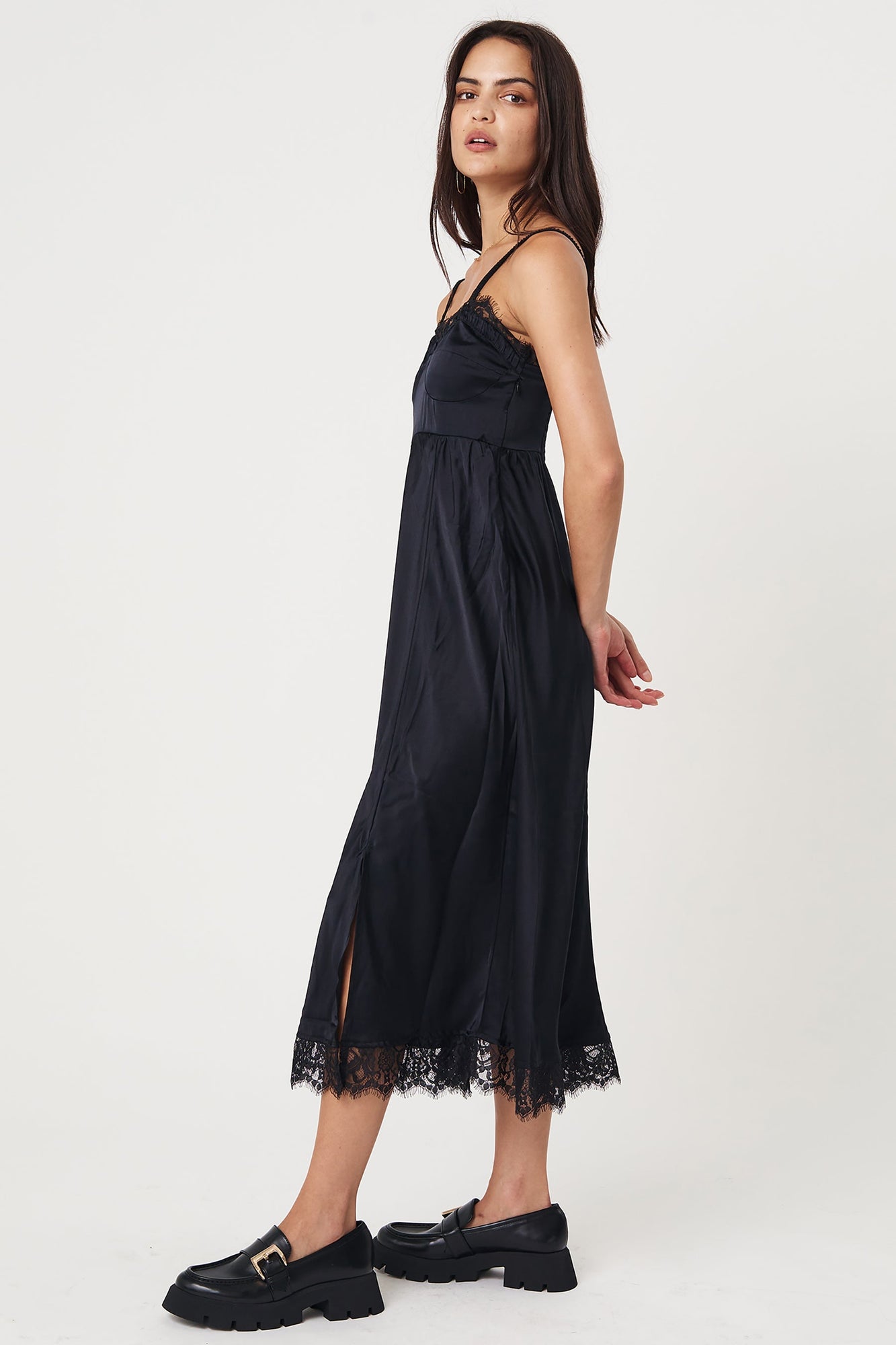 Eudora Midi Dress - Black