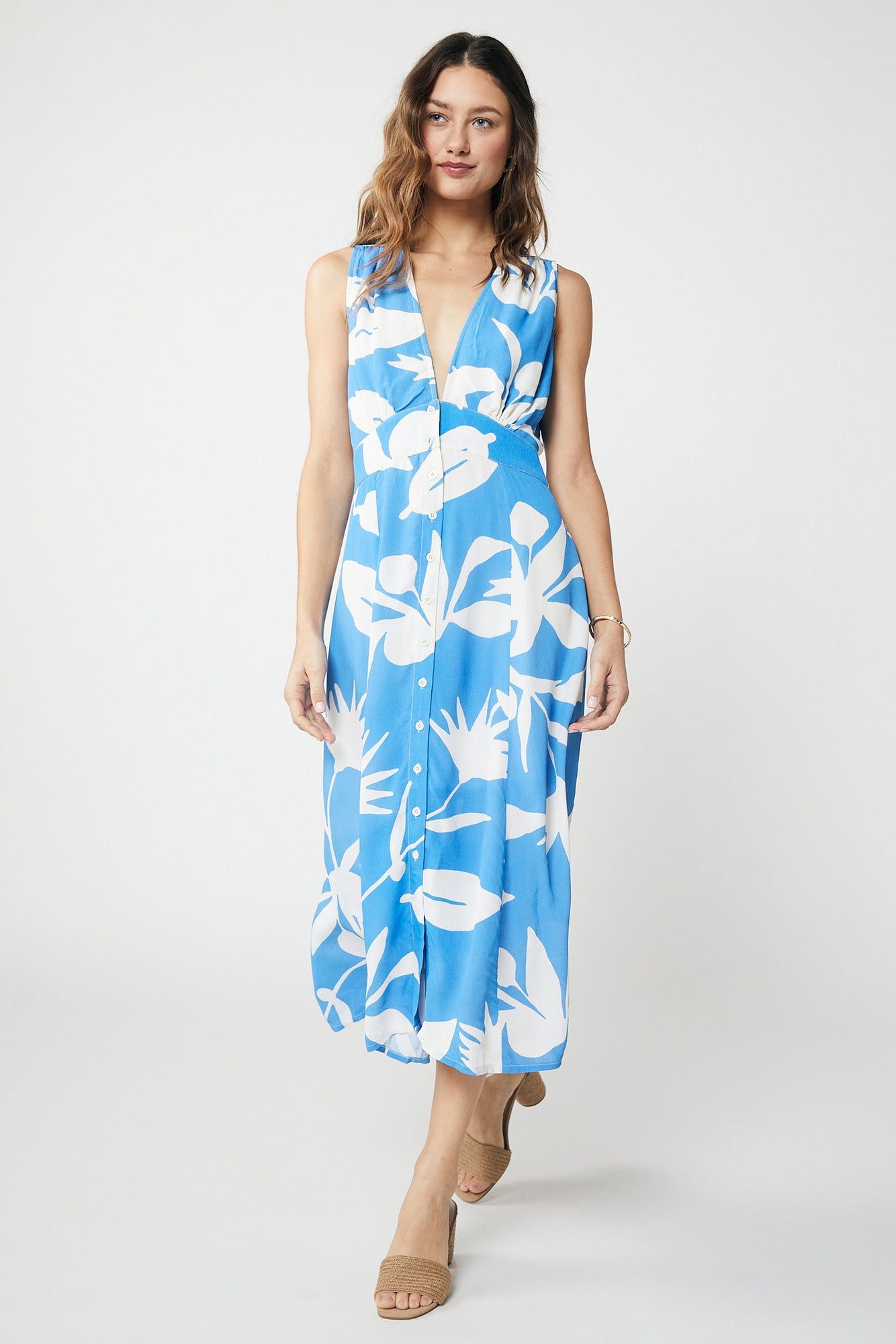 Robin Maxi Dress - Blue Spring