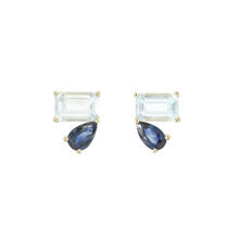 Blue Raspberry Jollie Studs | Yellow