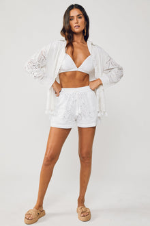 Thea - Broderie Anglaise Short - Broderie Anglaise