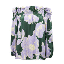 Regina Top - Green Blossom