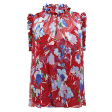 Nora Top - Crimson Fleur
