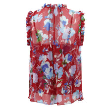 Nora Top - Crimson Fleur