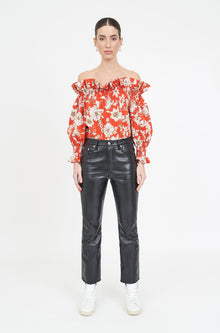 Regina Top - Red Magnolia