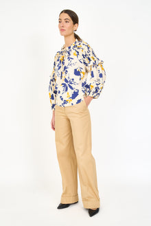 Noelle Blouse - Inkblot Ivory