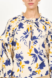 Noelle Blouse - Inkblot Ivory