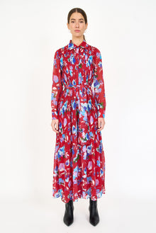 Karie Dress - Crimson Fleur