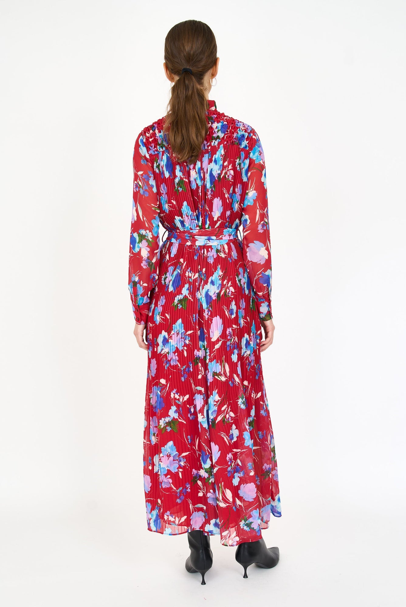 Karie Dress - Crimson Fleur
