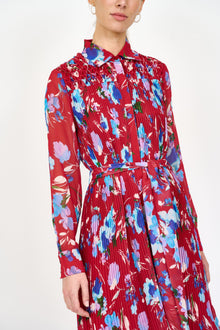 Karie Dress - Crimson Fleur
