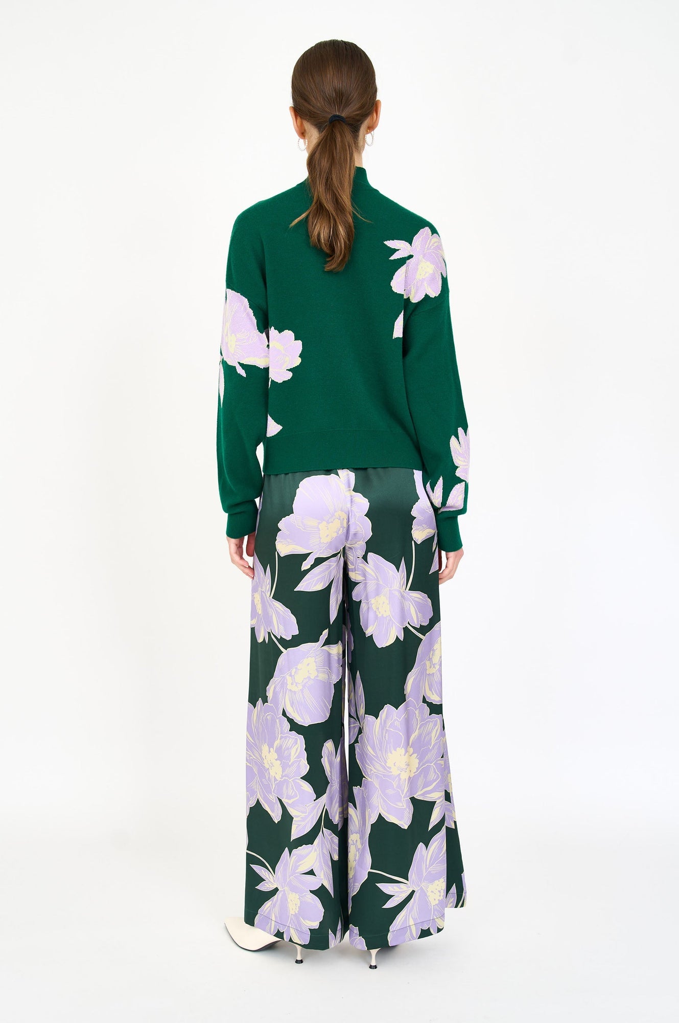 Jade Pant - Green Blossom
