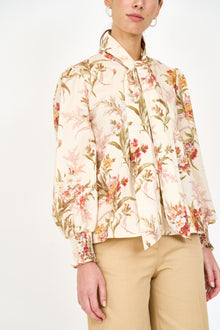 Georgie Blouse - Ivory Brocade