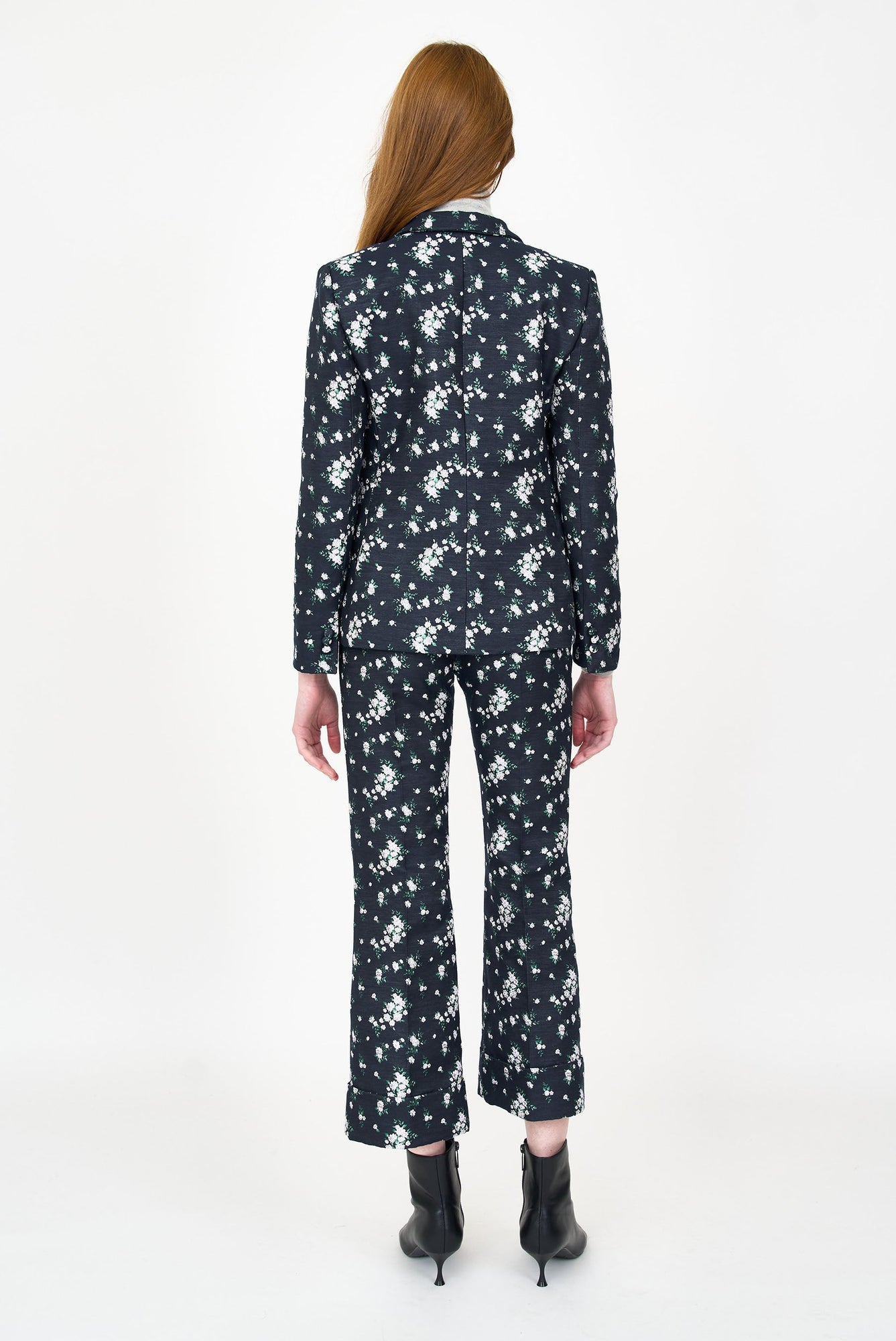Mallory Pant - Floral Jacquard