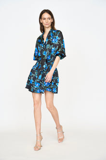 Sutton Dress - Sapphire Poinsettia