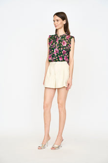 Nora Top - Pink Poinsettia