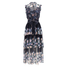 Christian Dress - Navy Rose Bed