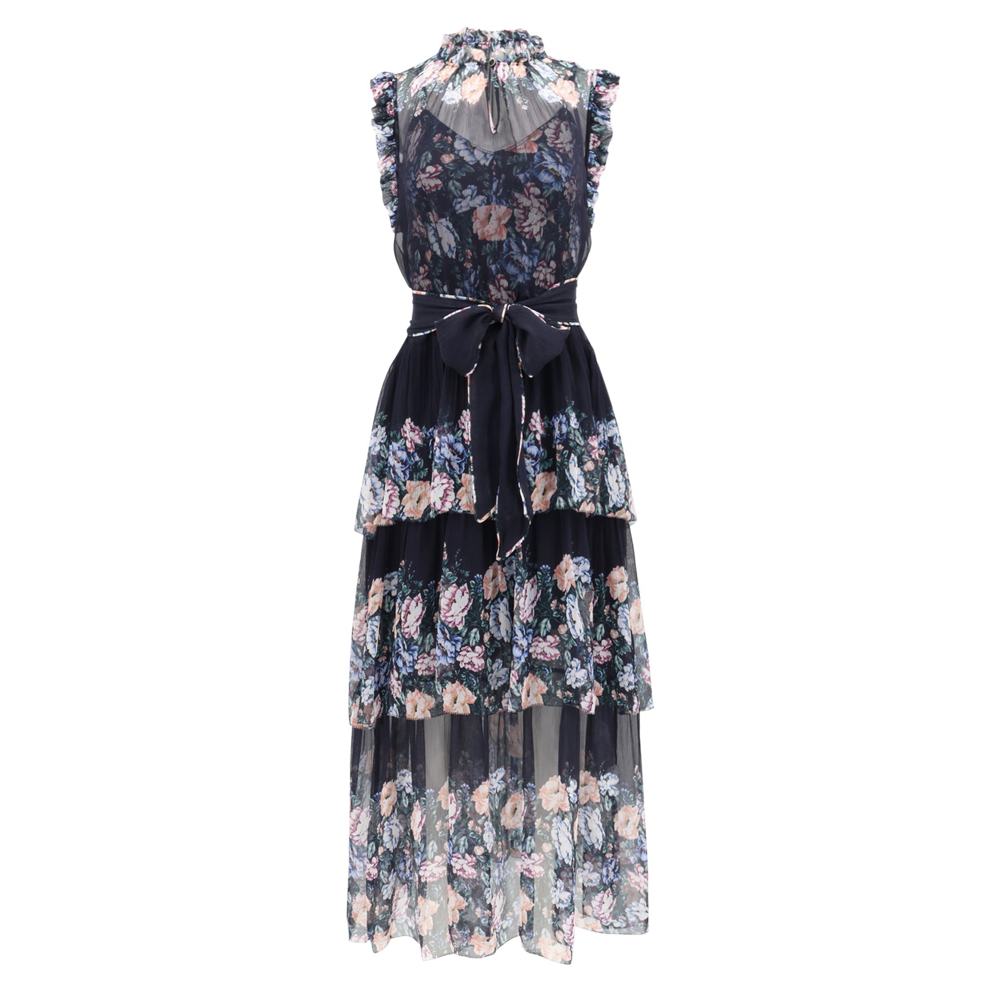 Christian Dress - Navy Rose Bed