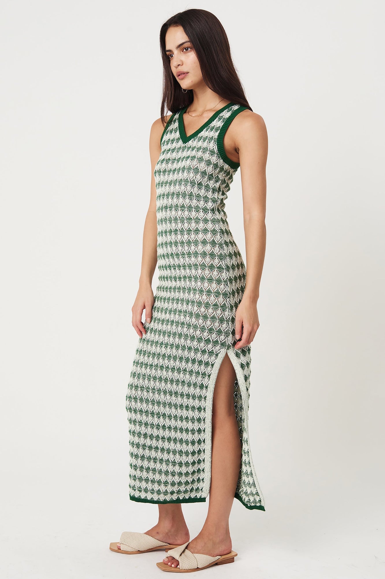 Bryony Maxi Dress - Crochet Diamond