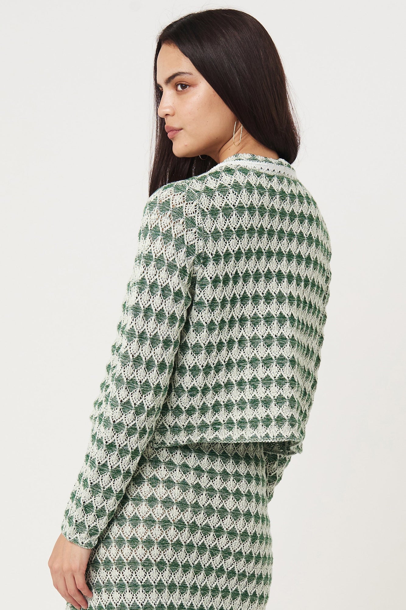 Alyssa Knit Shirt - Crochet Diamond