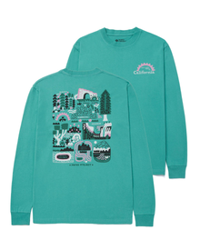 California Dreaming Long Sleeve Tee | Green