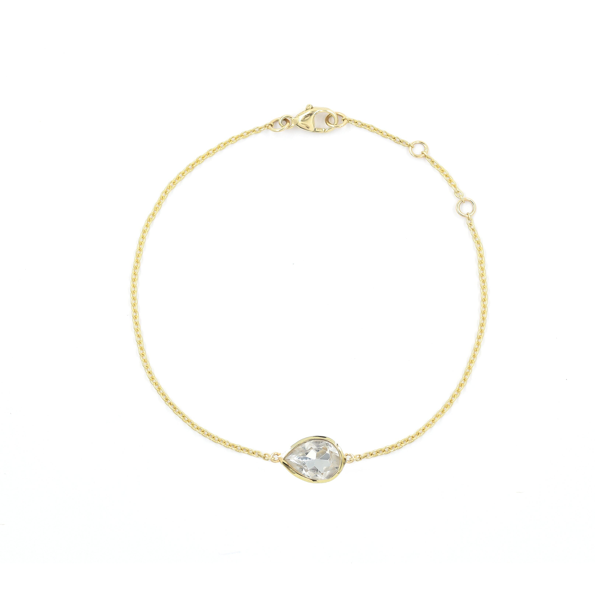 Clear Pear Jollie Bracelet | Yellow