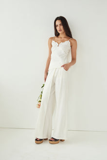 Daphne Wrap Pants - Core White